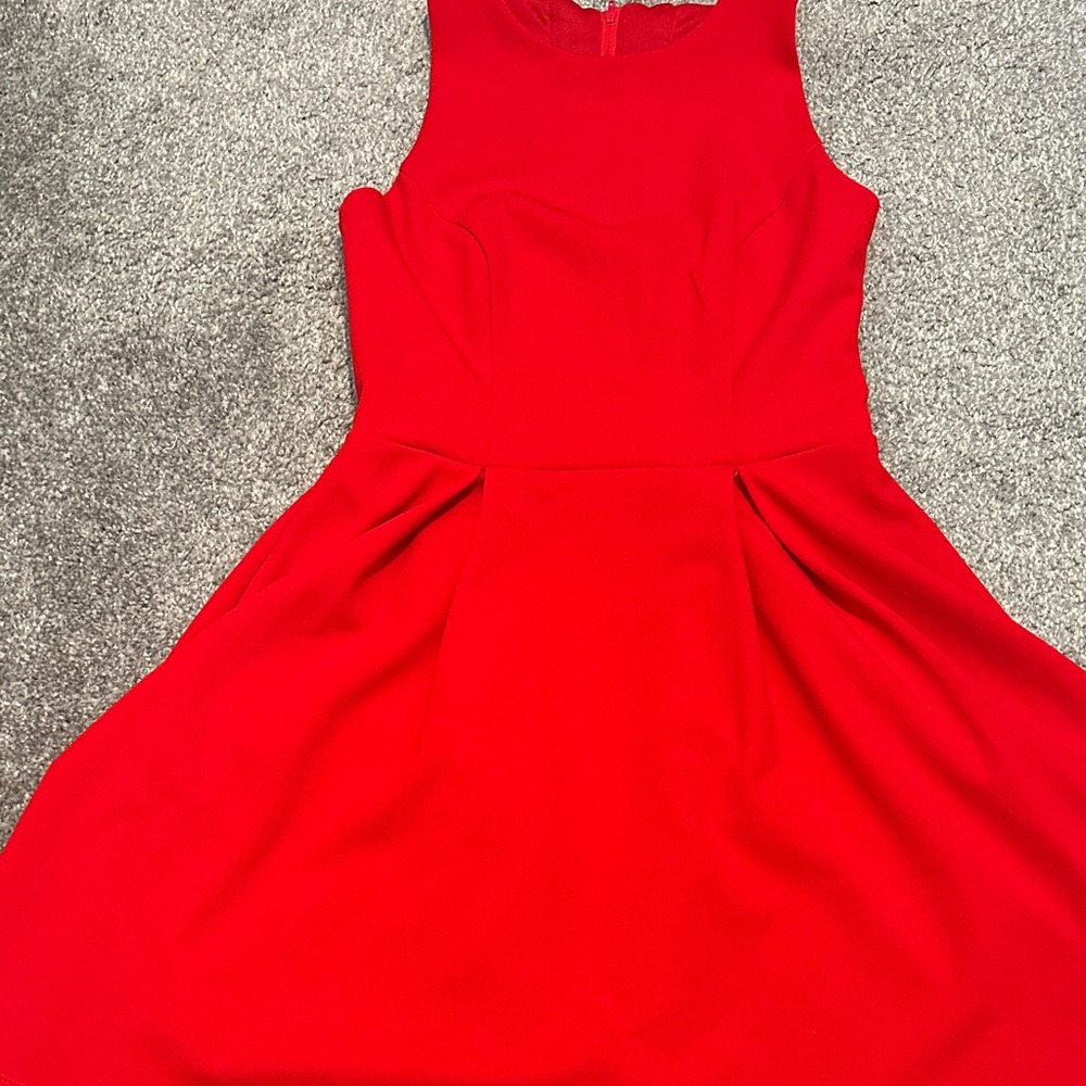 B. Smart Scarlet Mini Dress